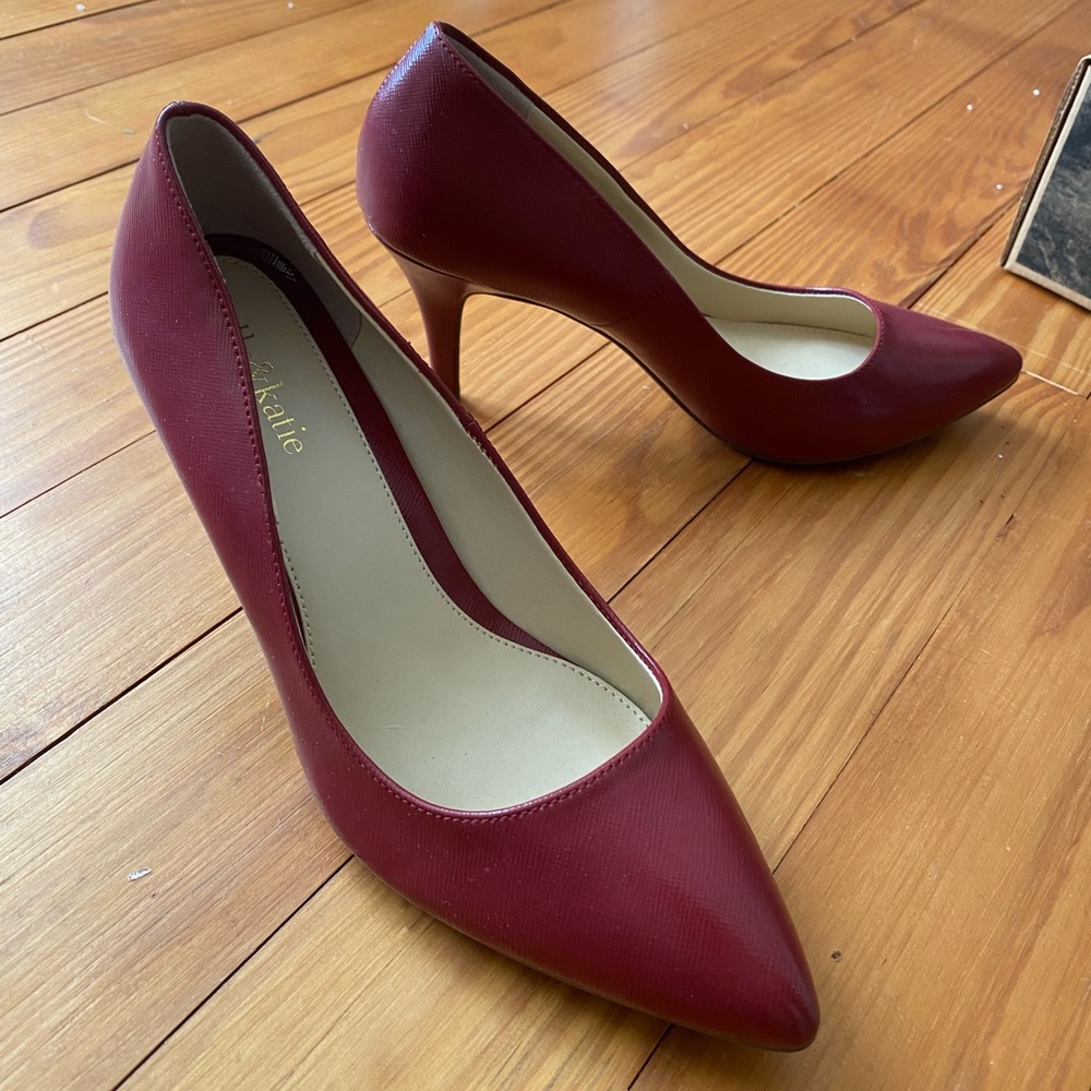 Kelly & Katie Burgundy Heels